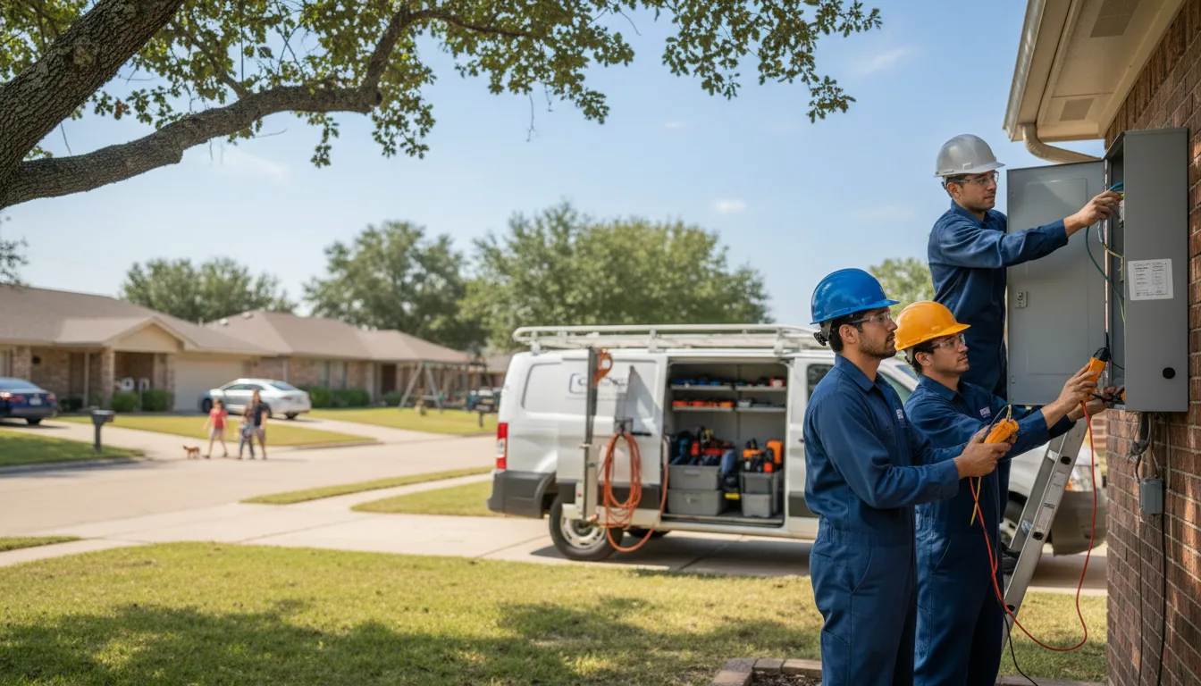 Certified electrician providing emergency electrical services in Hinesville, GA